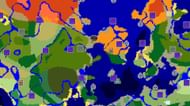 A coral reef near this seed's spawn hides a treasure trove of diamonds (Image via Chunkbase)